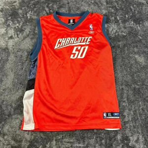 Reebok Emaka Okafor #50 Charlotte Bobcats Youth Basketball Jersey Sz 18-20 XL